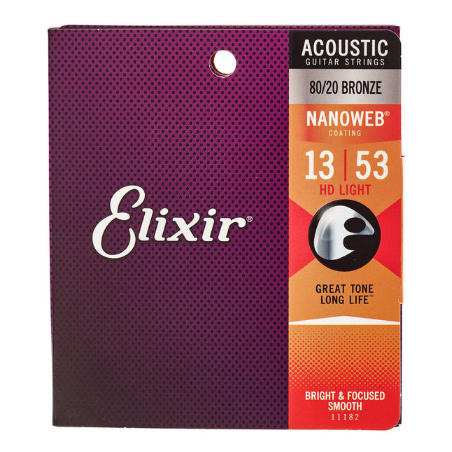 ELIXIR 11182 NANOWEB 13/53 BRONZE HD LIGHT