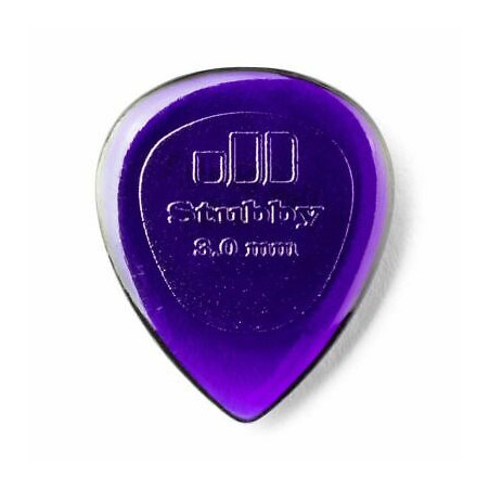 DUNLOP STUBBY JAZZ PLETTRO 3.0mm - PURPLE