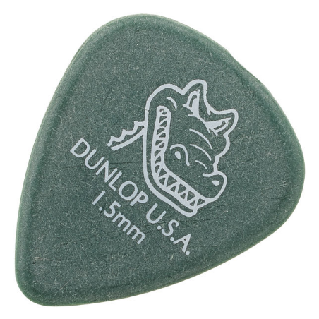 DUNLOP 417R PLETTRO GATOR GRIP STD 1,5MM GREEN