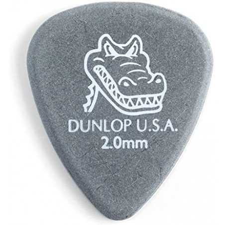 DUNLOP 417R PLETTRO GATOR GRIP STD 2,0MM BLACK
