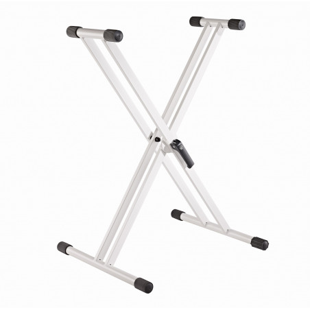 KONIG & MEYER 18993 RICH 20 - KEYBOARD STAND DOPPIA X - WHITE