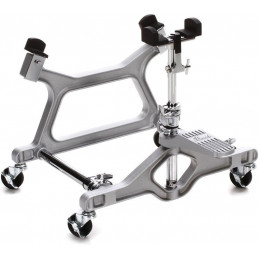 Tilting Concert Bass Stand w/foot rest & caster