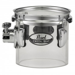 Pearl CrystalBeat Tom a pelle singola 6 X 5.5 colore ULTRA CLEAR 730