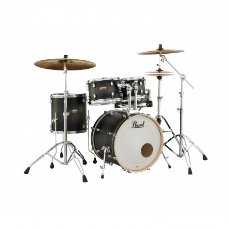 PEARL DECADE MAPLE 5pz completa di hardware colore Satin black Burst 262