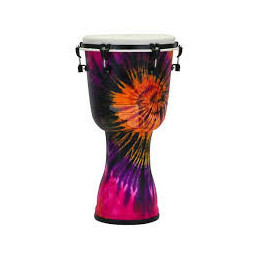 12" Top Tuned Djembe, Seamless Synthetic Shell, Fiber style head