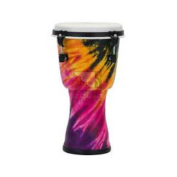 8" Top Tuned Djembe, Seamless Synthetic Shell, Fiber style head