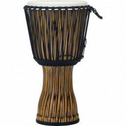 12" Rope Tuned Djembe, Seamless Synthetic Shell, Fiber style head