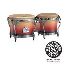 Elite Oak Traditional Bongos (7/8.5") Crimson Sunrise