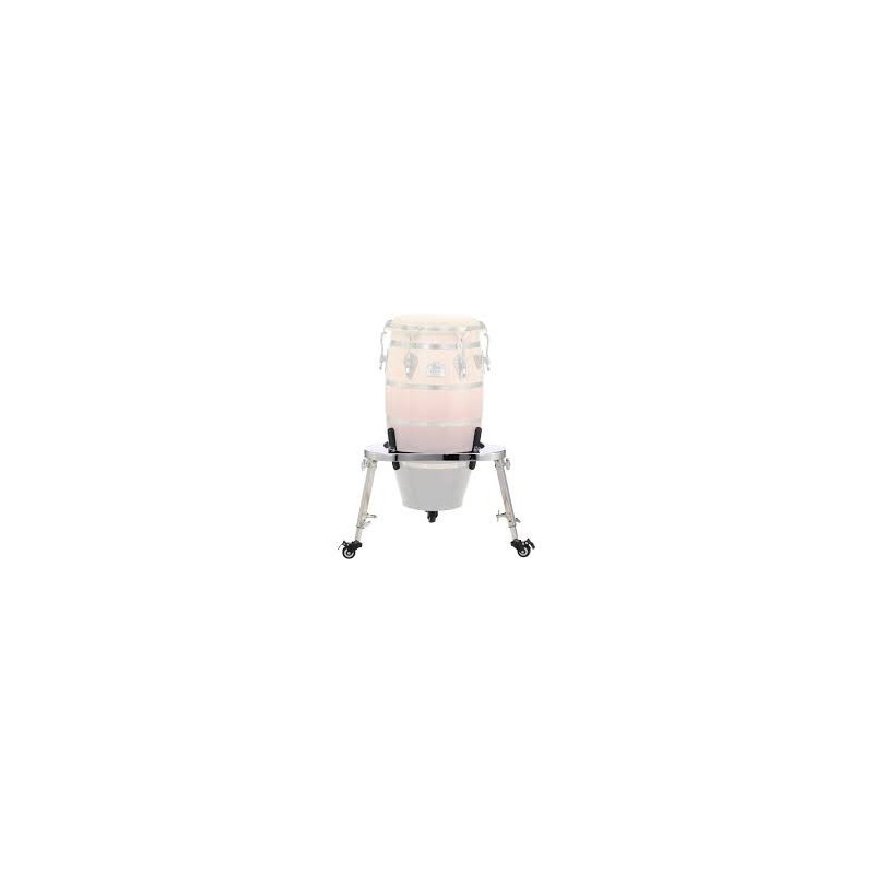 Pro All Fit Conga Stand Adj. Tilt & Height, Locking Casters, Chrome