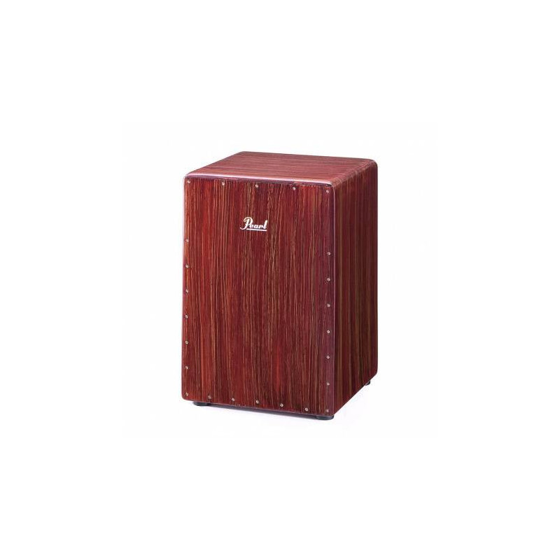 BOOM BOX Fiberglass Cajon with Ported Chamber for Super-Low Bass, 633 Artisan Red Mahogany, 30,5x30,5x48cm