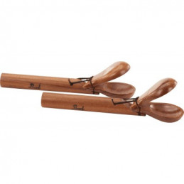 Castanets with bag - Long Handles - Handles can be used as claves