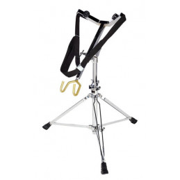 Pro All fit Djembe Stand, Adj. Tilt & Height, Spring "T-Bar", chrome