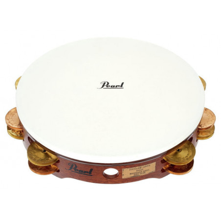 CONCERT TAMBOURINE, COPPER & BRASS JINGLES, W/BAG