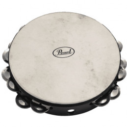 Elite Concert Headed Tambourine (Double Row - Headed) w/ Case