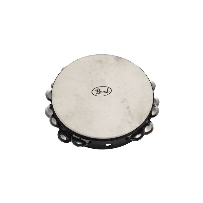 Elite Concert Headed Tambourine (Double Row - Headed) w/ Case