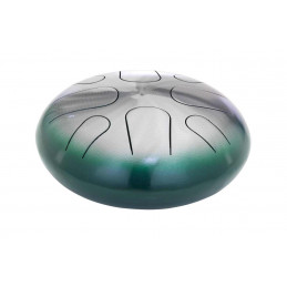 METAL SPIRIT TONGUE DRUM A MINOR, col.689 NATURAL GREEN FADE