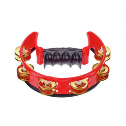 Ultra Grip Adjustable Volume Tambourine (Brass)