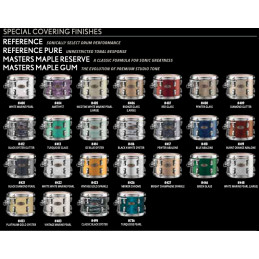 PEARL REFERENCE 4pz. cassa da 22" colore PURPLE CRAZY II 393