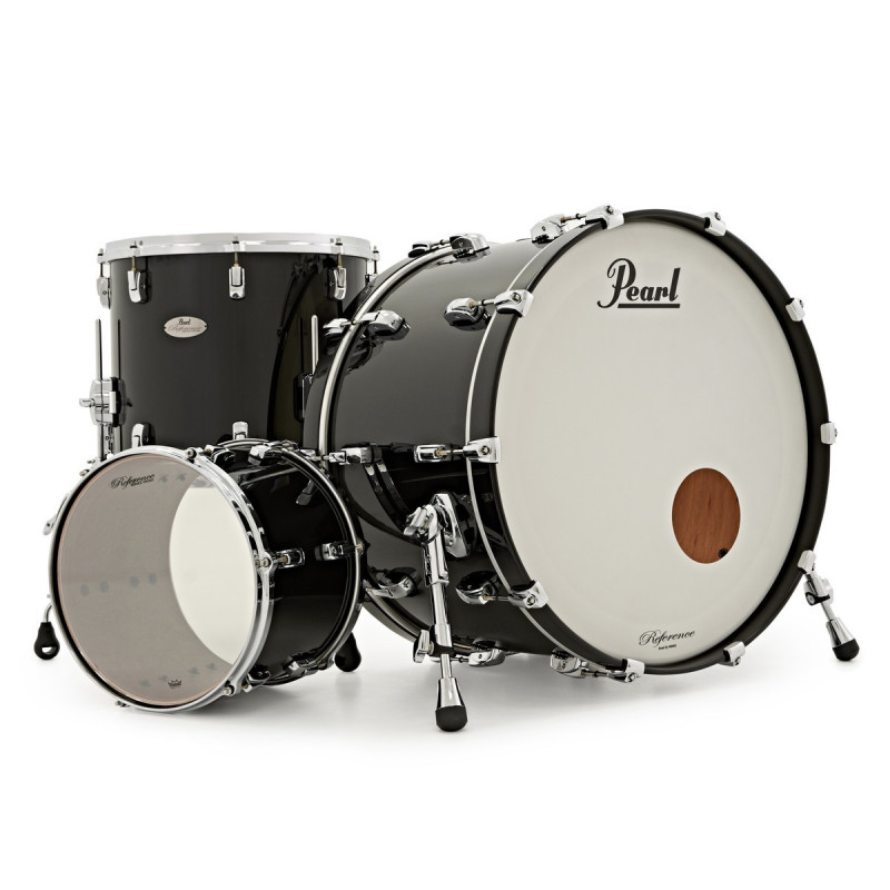 PEARL REFERENCE set cassa 24x14, Tom 13x9, floor tom 16x14 colore Piano Black 103