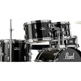 PEARL BATTERIA ROADSHOW 5pz cassa 18" + hardware e piatti colore JET BLACK 31