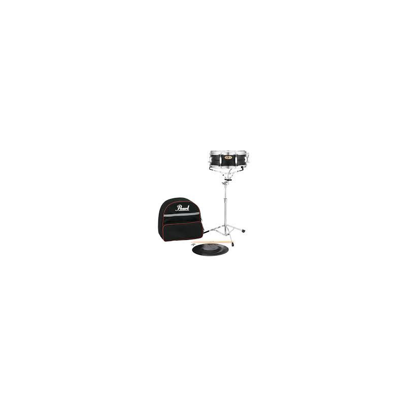 Snare Kit, w/New SKBC-9 Nylon Backpack-Style Carrying Case w/Wheels, 14"x5" Steel Snare Drum, Heavy Duty Basket-Style Snare Sta