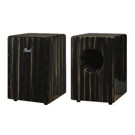BOOM BOX Cajon Artisan Zebra Wood finish
