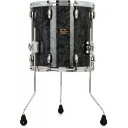Pearl Masters Maple Gum 18 X 16 FLOOR TOM Black Diamond Pearl