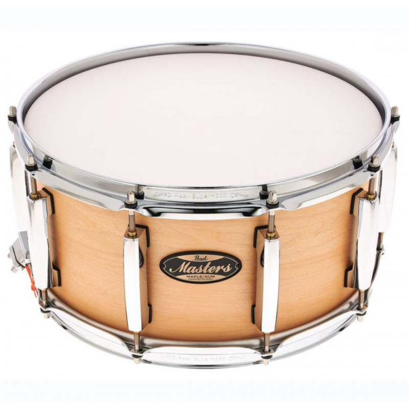 Pearl Masters Maple Gum 14 X 6.5 SNARE DRUM Hand Rubbed Natural Maple
