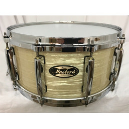 Pearl Masters Maple Gum 14 X 6.5 SNARE DRUM Platinum Gold Oyster