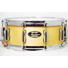 Pearl Masters Maple Gum 14 X 5.5 SNARE DRUM Hand Rubbed Natural Maple