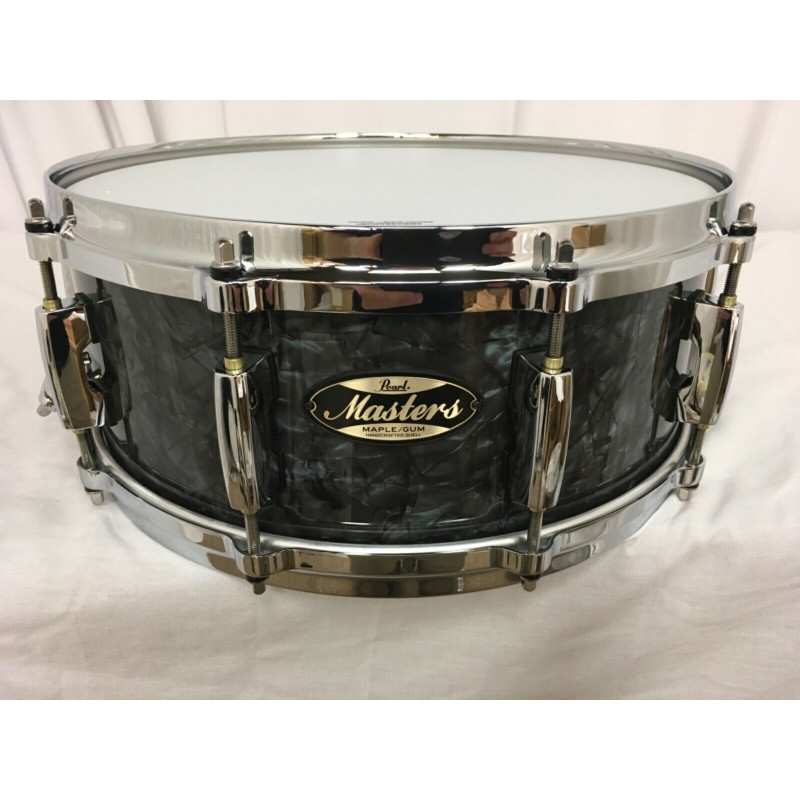 PEARL Masters Maple Gum Rullante 14 X 5.5 colore Black Diamond Pearl 421
