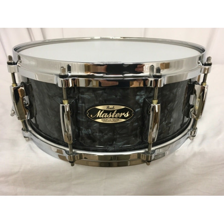 PEARL Masters Maple Gum Rullante 14 X 5.5 colore Black Diamond Pearl 421