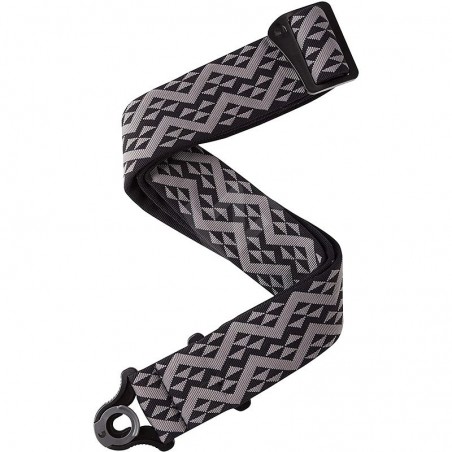 PLANET WAVES 50BAL03 - TRACOLLA AUTO LOCK - BLACK PADDED GEOMETRIC