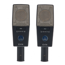 AKG C414XLS STEREO SET MICROFONO CONDENSATORE 9 POLARI