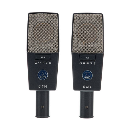 AKG C414XLS STEREO SET MICROFONO CONDENSATORE 9 POLARI