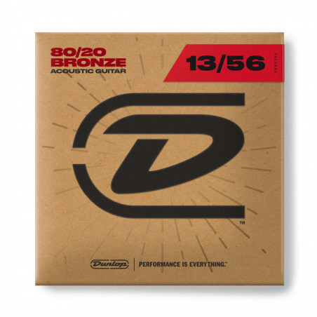 DAB1356 Acoustic 80/20 Bronze, Medium Set/6