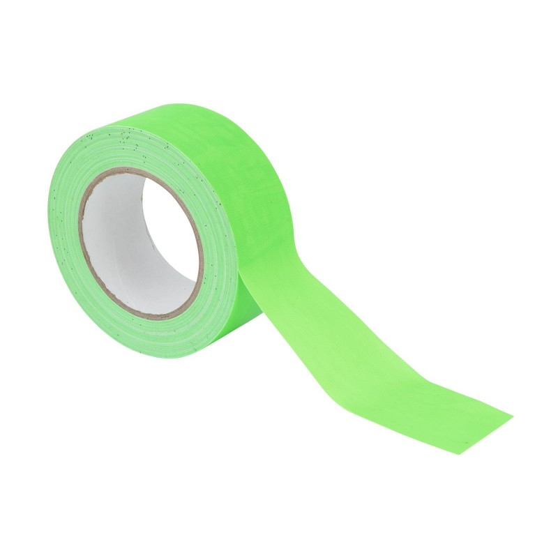EUROLITE GAFFA NEON TAPE GREEN 5cm -25m