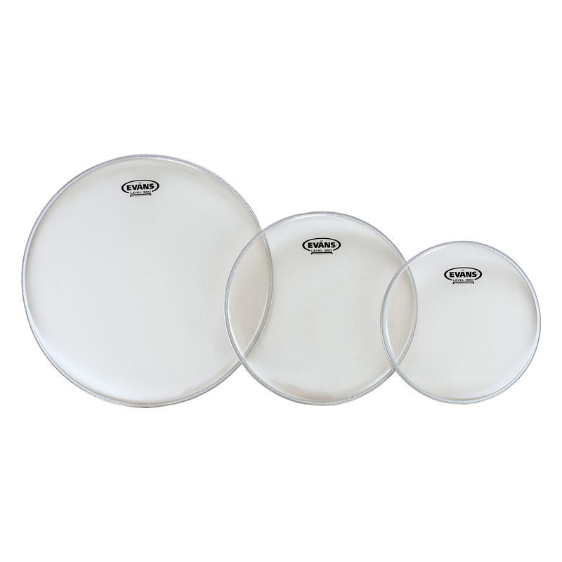 EVANS ETP-G1CLR-R - SET PELLI TOMS TRASPARENTI