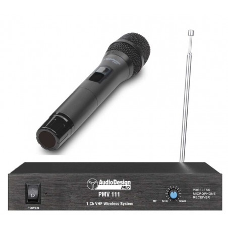 AUDIODESIGN PMV 111 SYS WIRELESS KIT A MANO - VHF