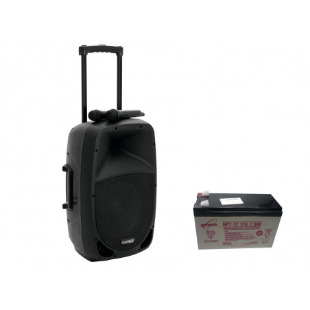 OMNITRONIC MES-12BT2 WIRELESS PA PORTATILE W/BATTERY