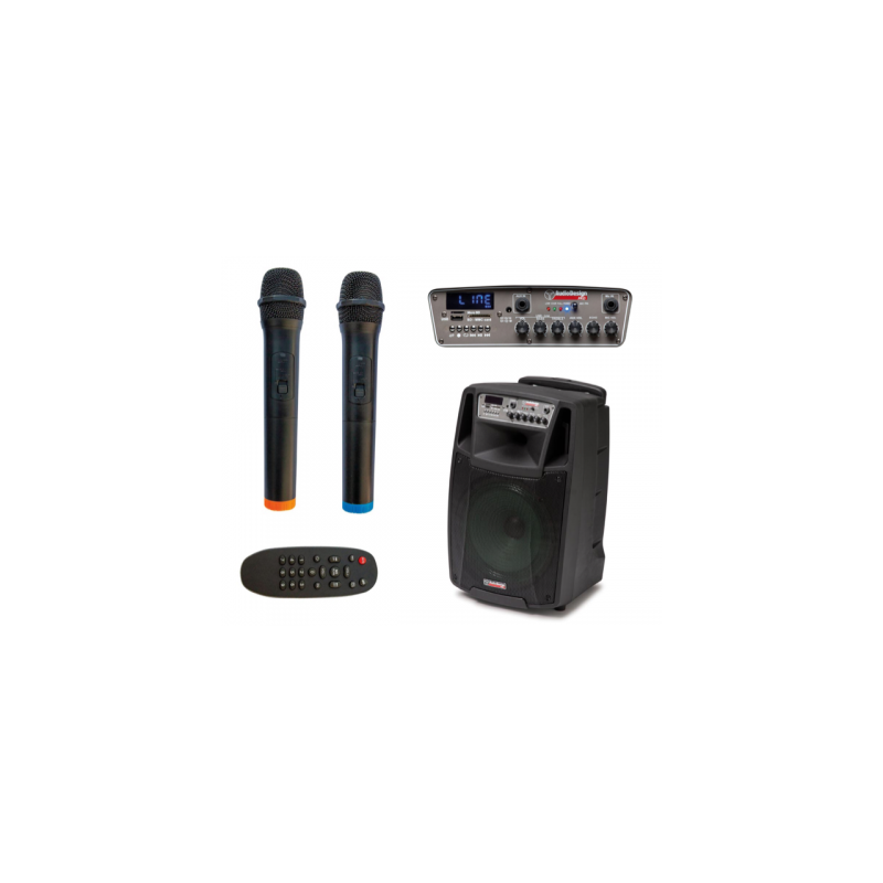 audiodesign m2 12 w/l sistema compatto a batteria