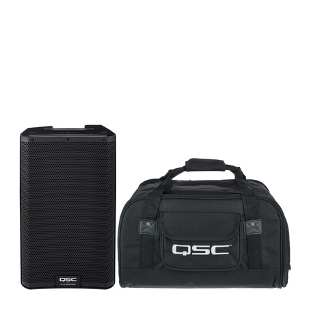 QSC K8.2 ACTIVE SPEAKER 1x8" - 2000W - BUNDLE TOTE BAG