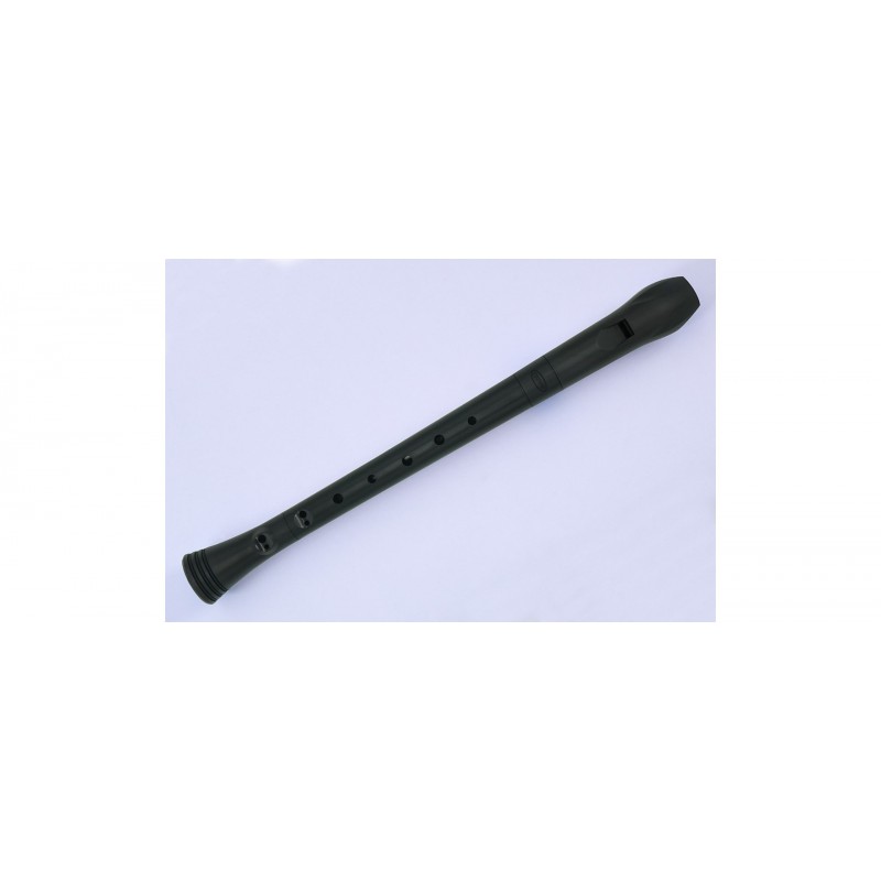 RECORDER BLACK WITH TRANSVINYL CASE  BAROQUE FING.