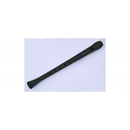 RECORDER BLACK WITH TRANSVINYL CASE  BAROQUE FING.
