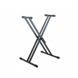 K&M  Supporto per tastiera nero "Rick 20"