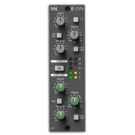 Dinamico SL4000E con Compressore e Gate/Expander separati - Nuovo look brushed