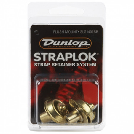 SLS1402BR Straplok Flush Mount Strap Retainer System, Brass
