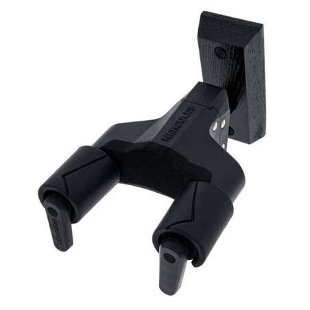 HCGSP-38WBK+ SUPPORTO A MURO PER CHITARRA, BASE IN LEGNO NERA