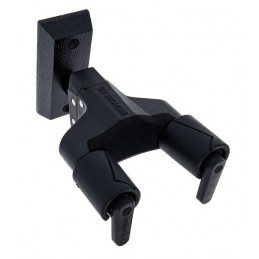HCGSP-38WBK+ SUPPORTO A MURO PER CHITARRA, BASE IN LEGNO NERA