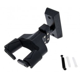 HCGSP-38WBK+ SUPPORTO A MURO PER CHITARRA, BASE IN LEGNO NERA